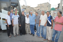  بالصور: إنطلاق فوج جديد من حجاج مدينة اللد إلى الديار الحجازية 